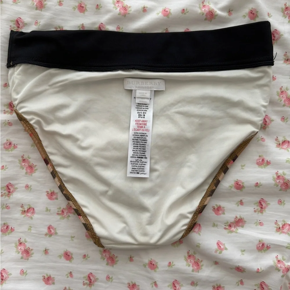 Burberry Tan and Black Plaid Bikini - Picture 8 of 11